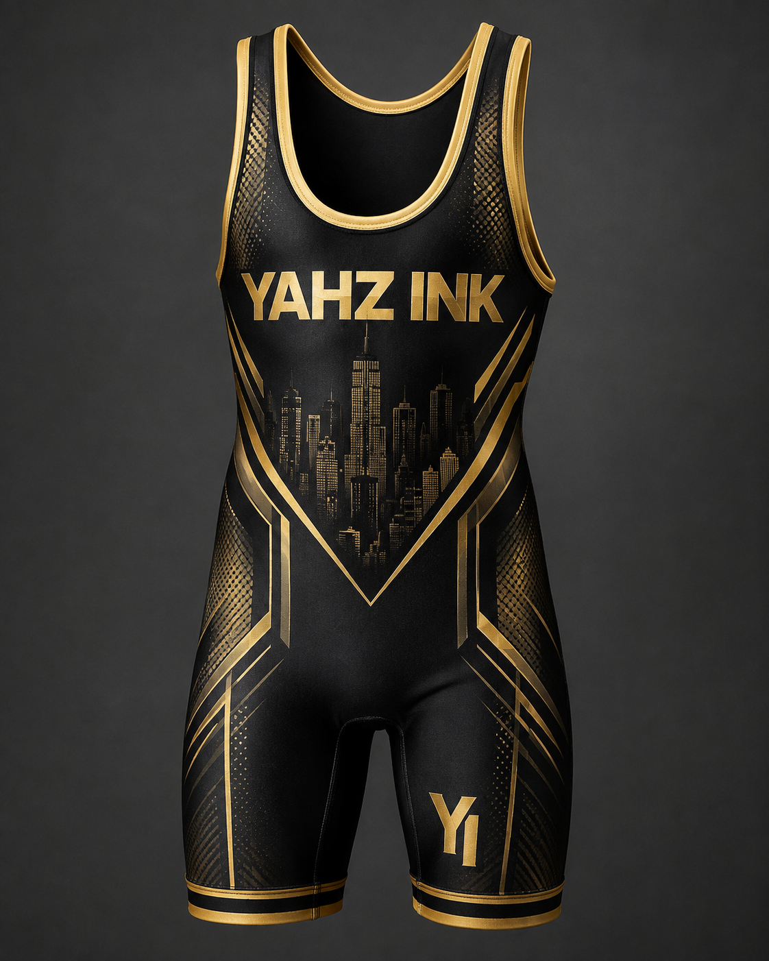 Original Yahz Ink custom wrestling singlet